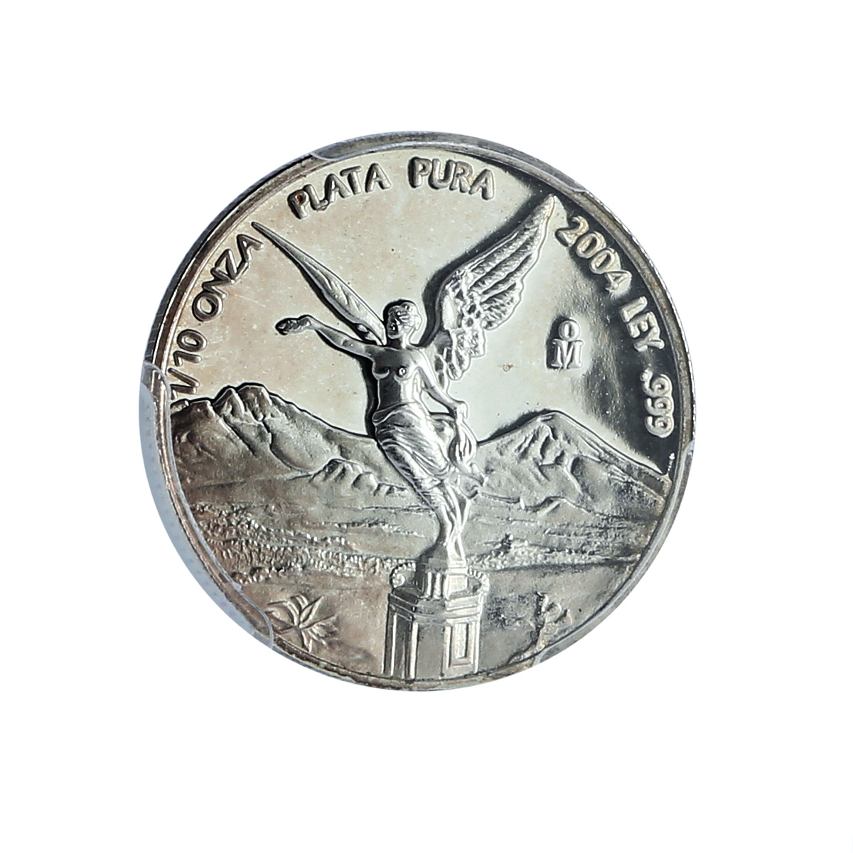 Mexico 1/10 onza Libertad Angel Independence KM-610 PR 69 PCGS silver coin 2004 Mexico 1/10 onza Libertad Angel Independence KM-610 PR 69 PCGS silver coin 2004