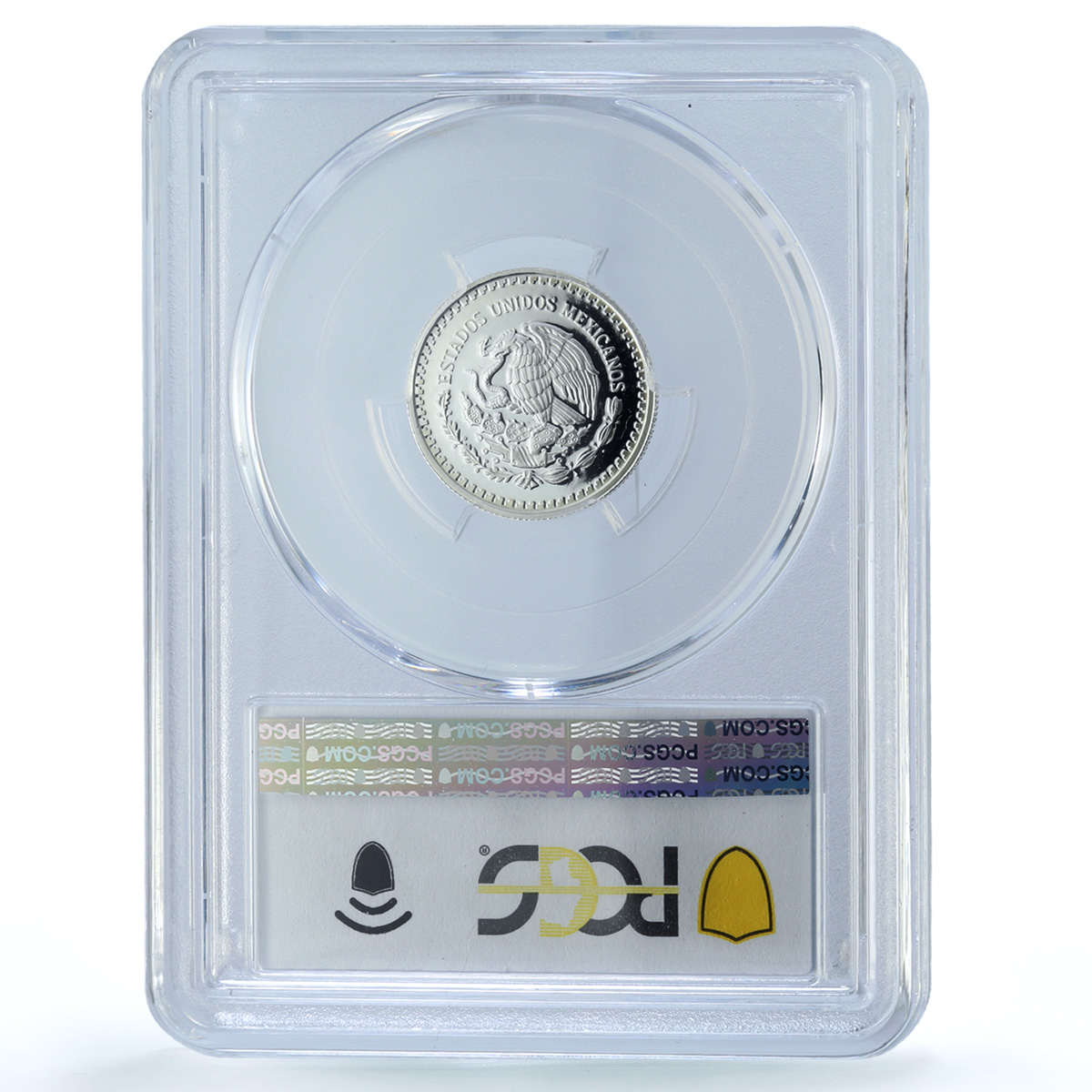 Mexico 1/10 onza Libertad Angel Independence KM-543 PR 69 PCGS silver coin 1995