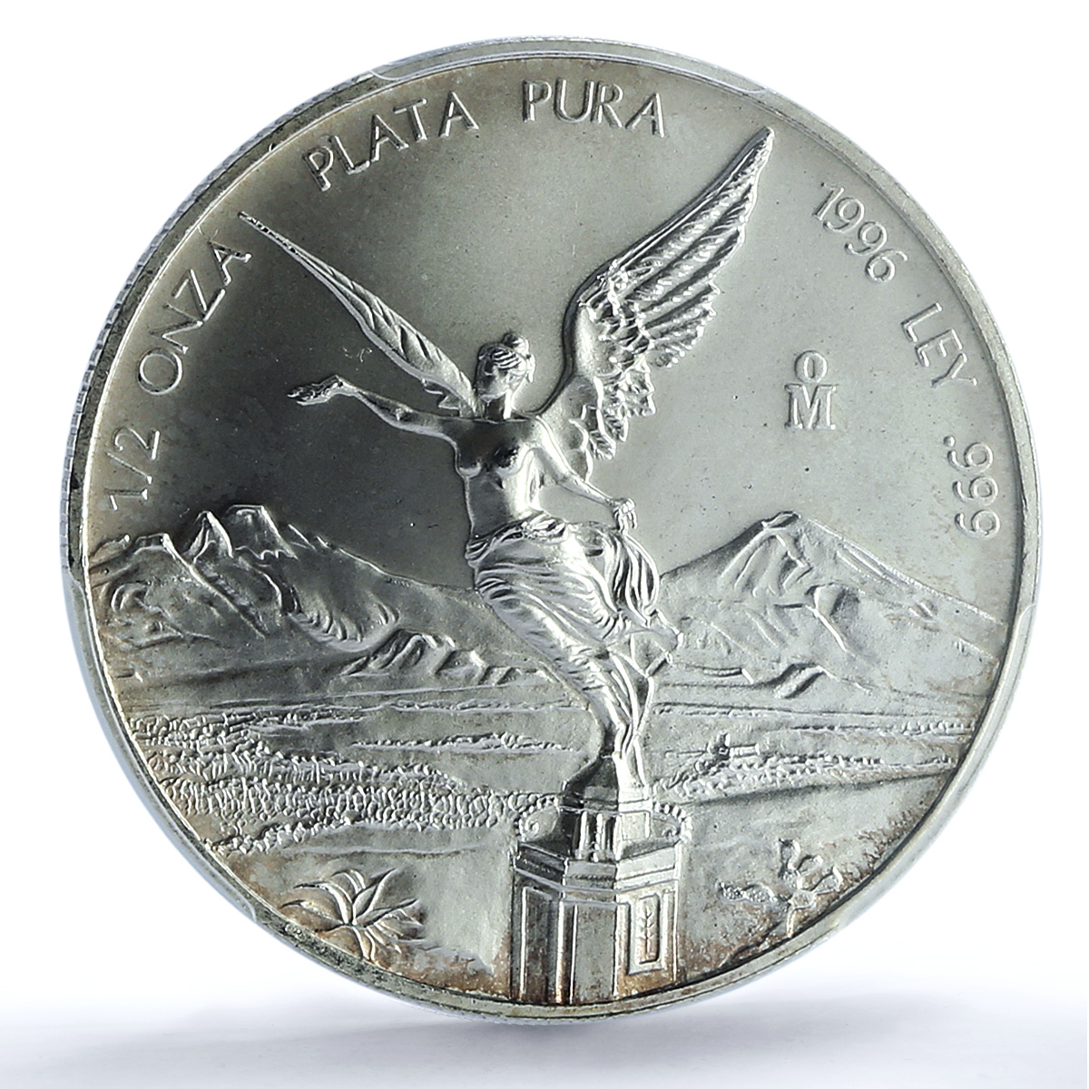 Mexico 1/10 onza Libertad Angel Independence KM-543 PR 69 PCGS silver coin 1995