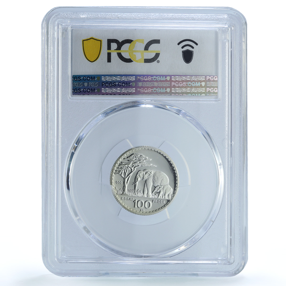 Nambia 100 rand Reiter X#E2 ESSAI Elephant Horseman SP66 PCGS silver coin 1987 Nambia 100 rand Reiter X#E2 ESSAI Elephant Horseman SP66 PCGS silver coin 1987