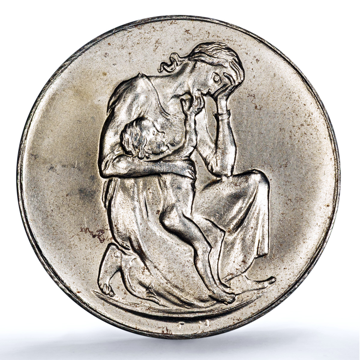 Germany Weimar July Inflation Saxony Arnold-187 Woman Child MS64 PCGS medal 1923 Germany Weimar July Inflation Saxony Arnold-187 Woman Child MS64 PCGS medal 1923