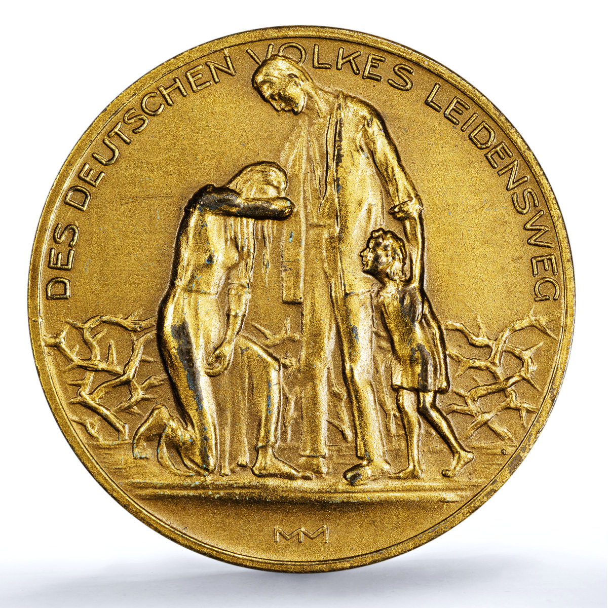 Germany Weimar Inflation 15 November MS 63 PCGS brass medal 1923 Germany Weimar Inflation 15 November MS 63 PCGS brass medal 1923