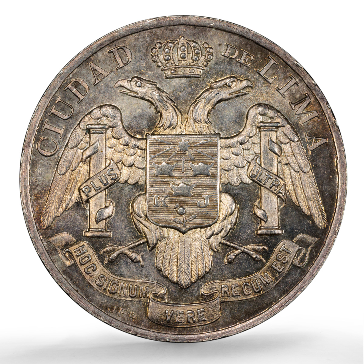 Peru Central Market Inauguration Lima Mint MS 65 PCGS silver medal 1905