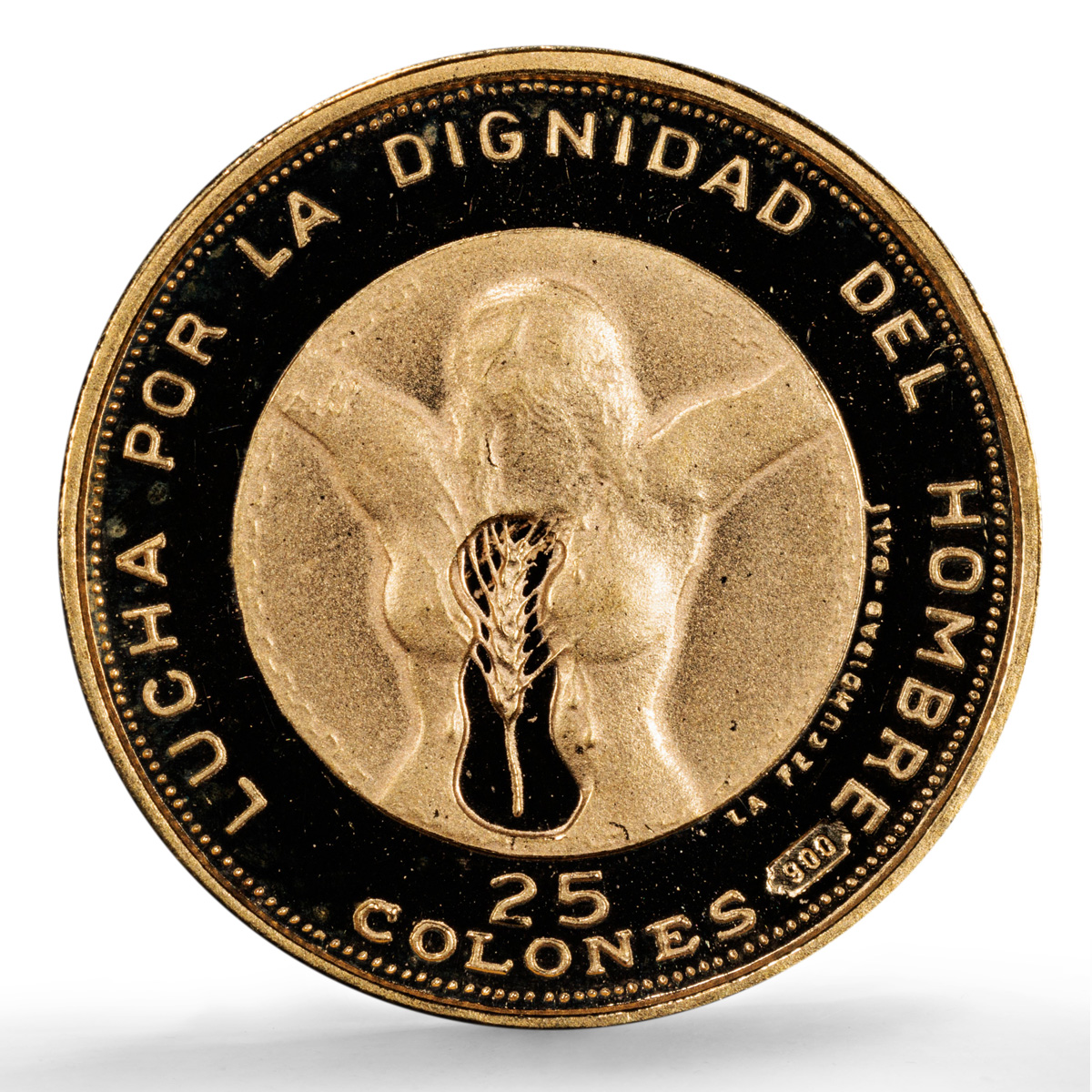 El Salvador 25 colones Independence Fecundidad Dali PR 68 PCGS gold coin 1971 El Salvador 25 colones Independence Fecundidad Dali PR 68 PCGS gold coin 1971