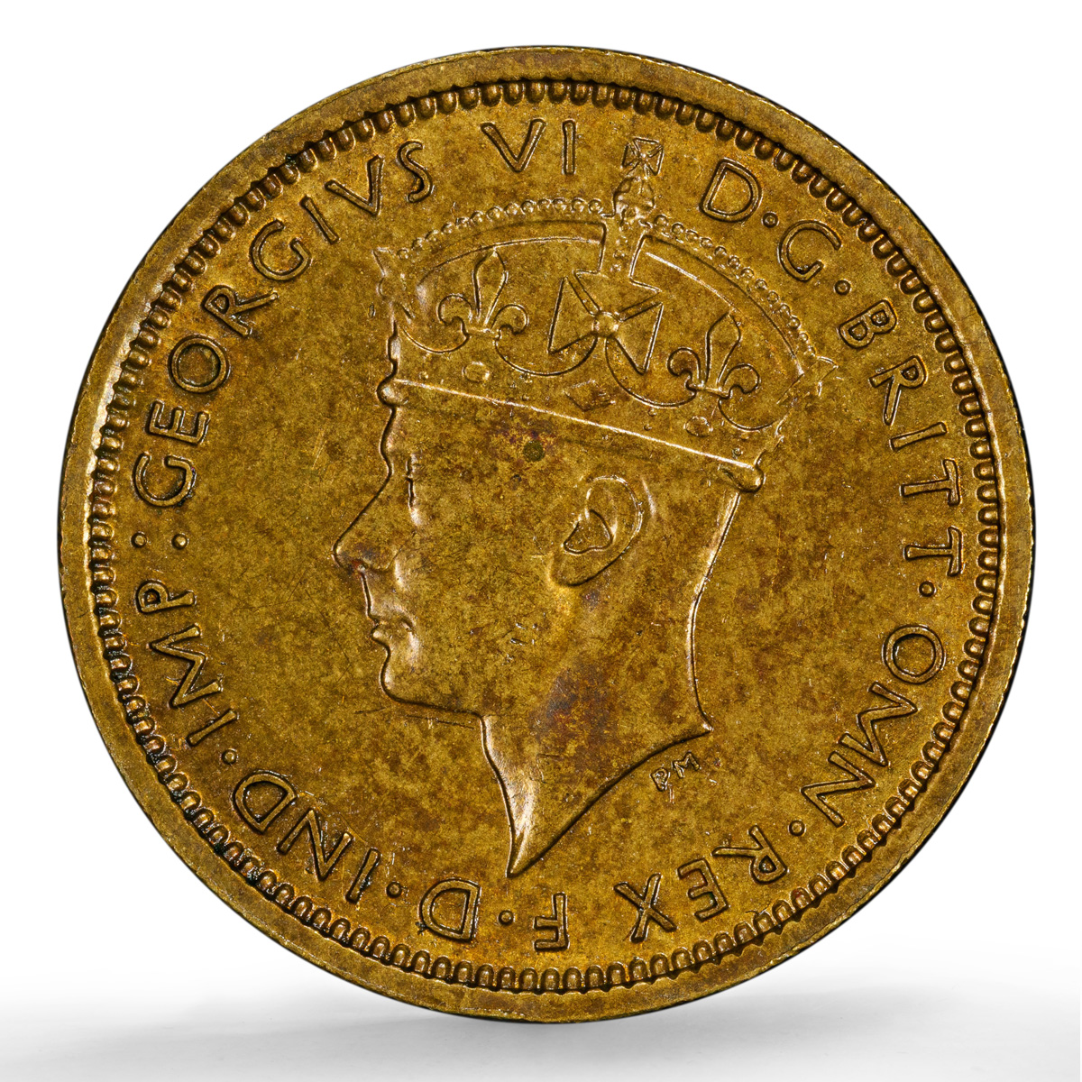 West Africa British 6 pence George VI KM-22 MS 62 PCGS NiBrass coin 1938