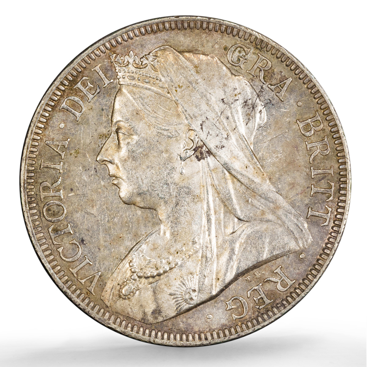 Great Britain 1/2 crown Queen Victoria KM-782 S-3938 MS 62 PCGS silver coin 1897