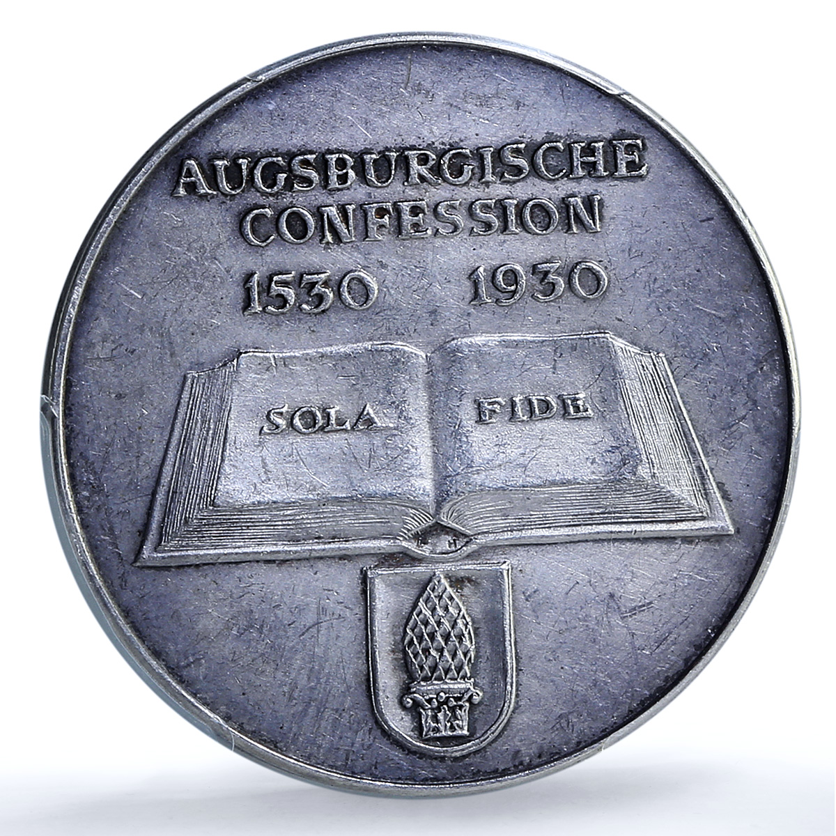 Germany Weimar Melanchthon Luther Augsburg History SP 62 PCGS silver medal 1930