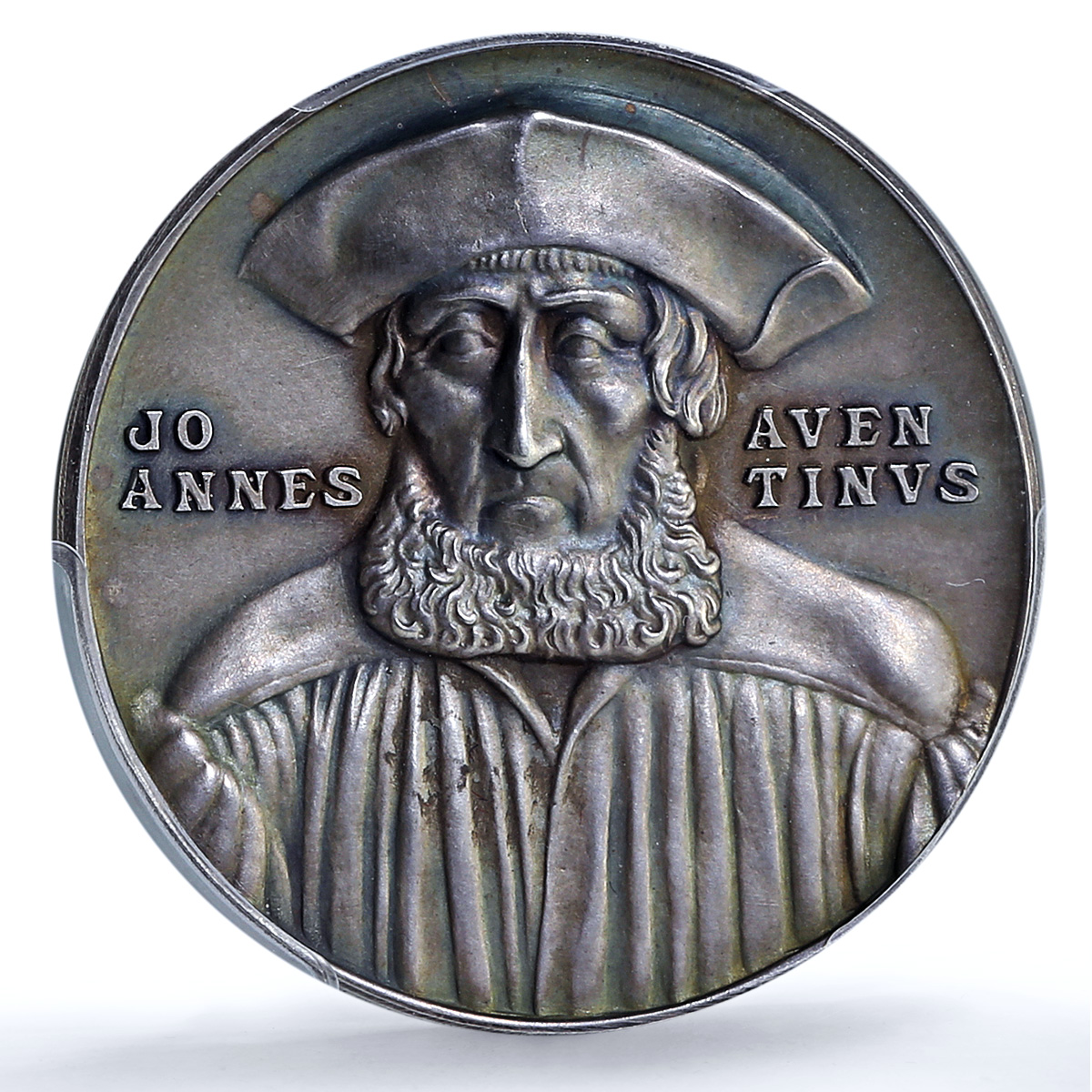 Germany Third Reich Johannes Aventinus History Owl SP 64 PCGS silver medal 1934