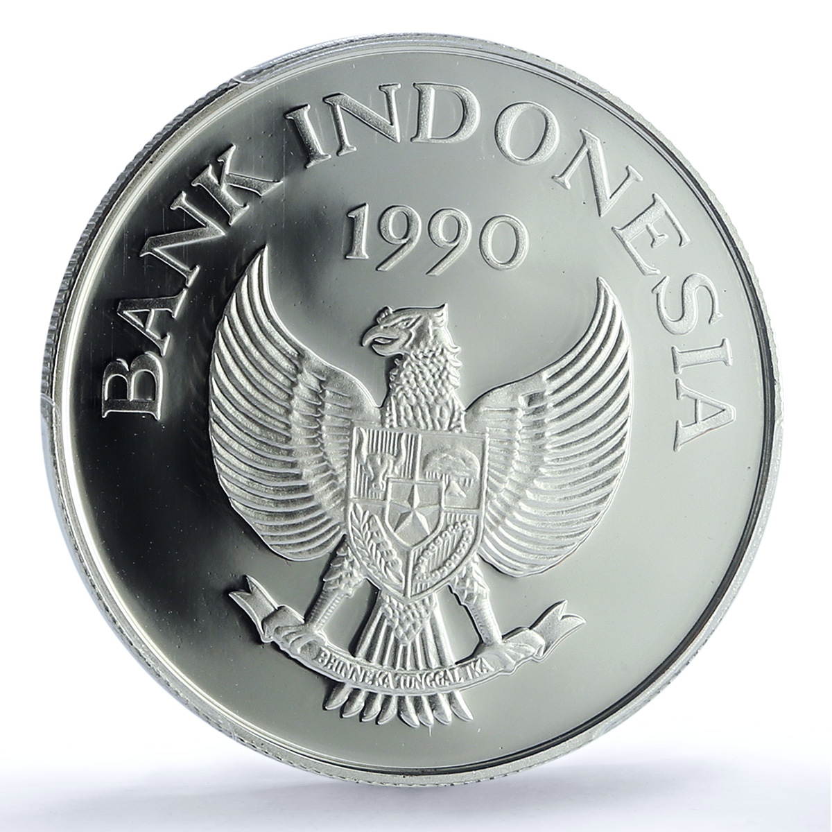 Indonesia 10000 rupiah UNICEF Save Children Child PR 70 PCGS silver coin 1990
