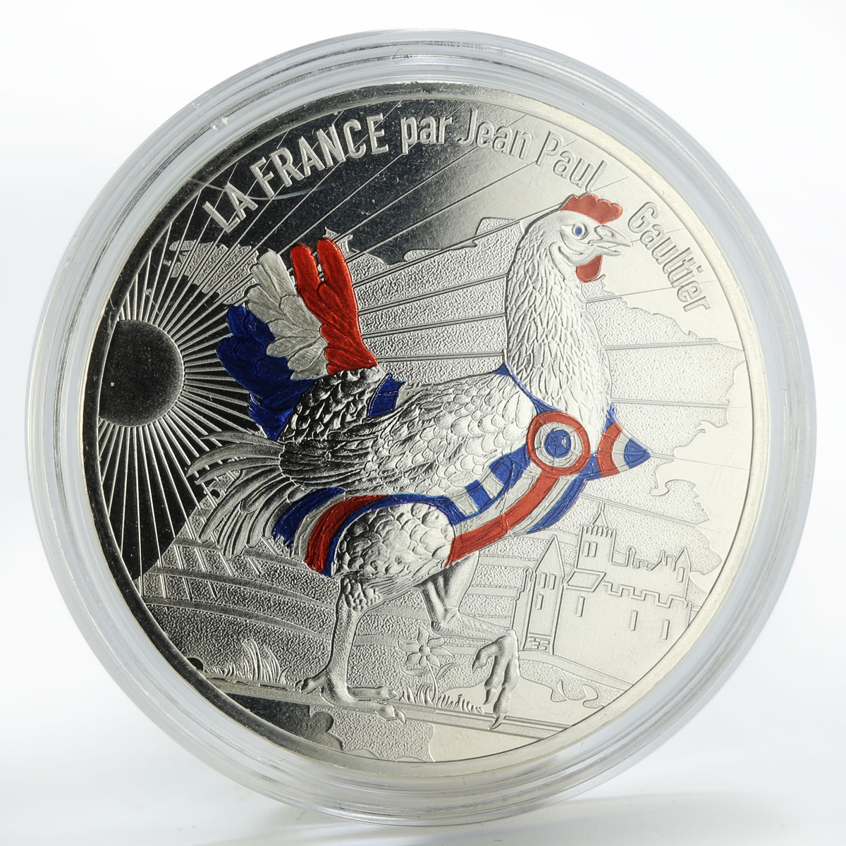 France 50 euro Jean-Paul Gaultier national symbol silver coin 2017