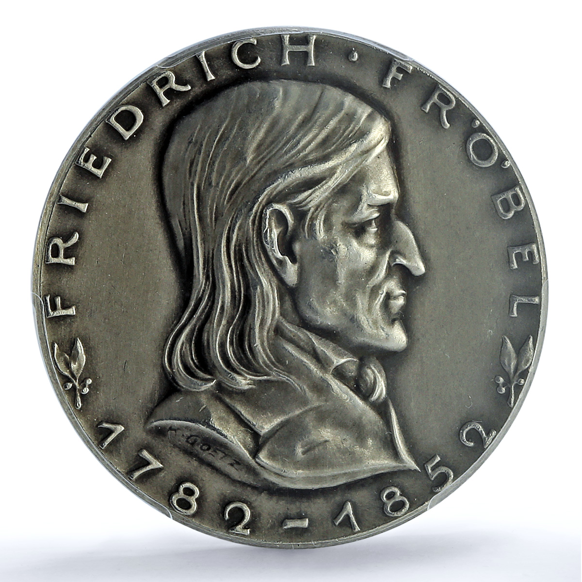 Germany Weimar Friedrich Froebel 150th Anniversary SP63 PCGS silver medal 1932