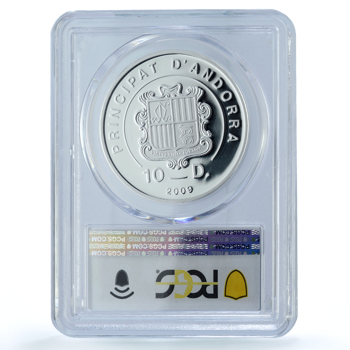 Andorra 10 diners Chopin Paris KM-322 Music Composer PR 70 PCGS silver coin 2009 Andorra 10 diners Chopin Paris KM-322 Music Composer PR 70 PCGS silver coin 2009