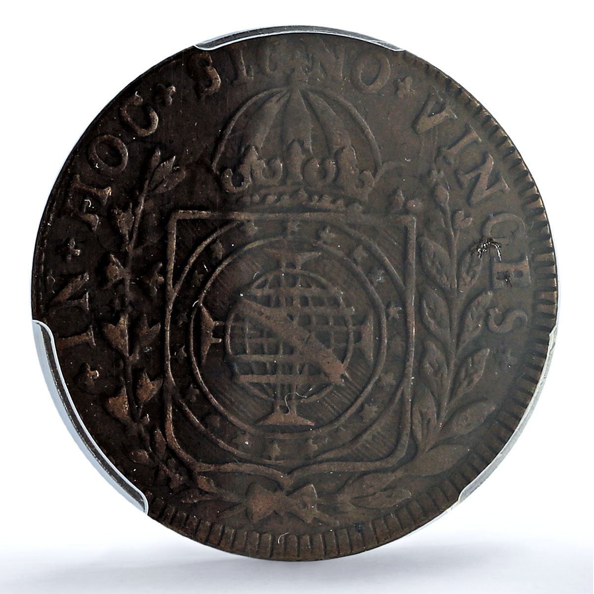 Brazil 37 1/2 reis King Pedro Peter I Golden Vintem XF45 PCGS copper coin 1825 Brazil 37 1/2 reis King Pedro Peter I Golden Vintem XF45 PCGS copper coin 1825