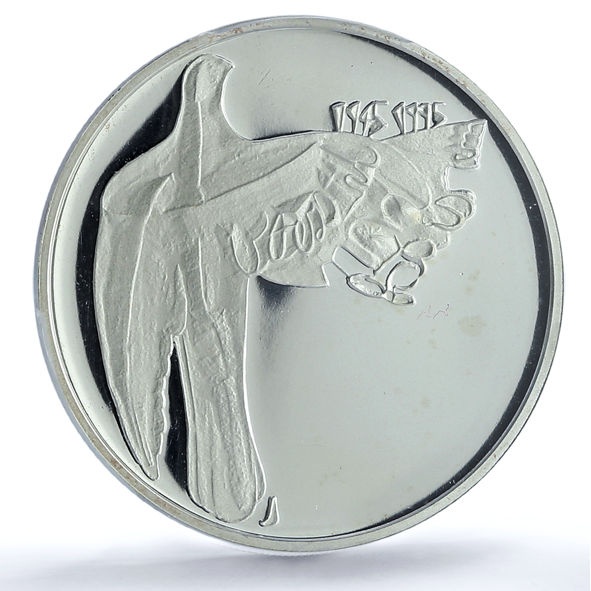 Czech Republic 200 korun Victory over Fascism Dove Bird PR68 PCGS Ag coin 1995 Czech Republic 200 korun Victory over Fascism Dove Bird PR68 PCGS Ag coin 1995