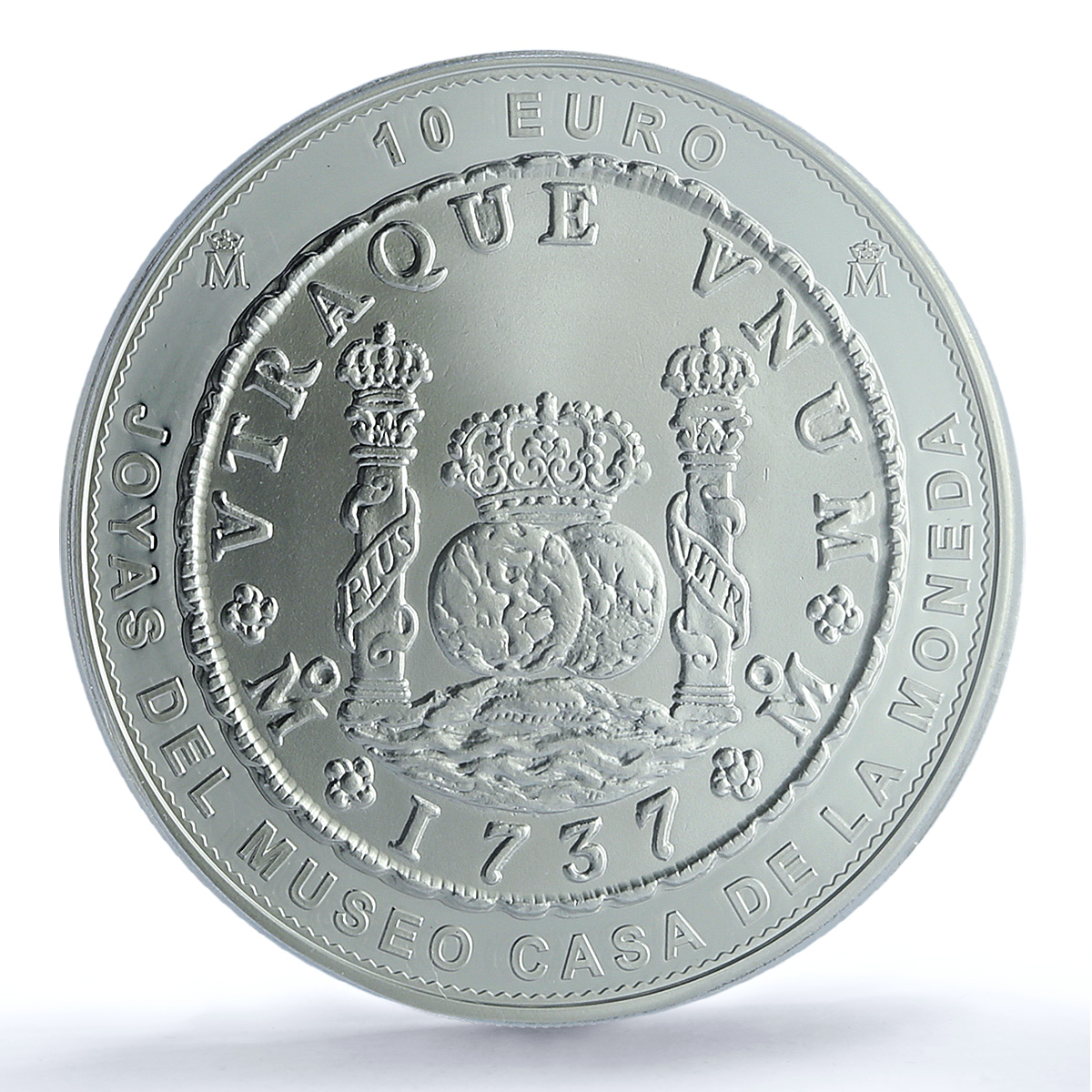 Spain 10 euros Mexico 8 Reales 1737 Restrike PR 70 PCGS silver coin 2025 Spain 10 euros Mexico 8 Reales 1737 Restrike PR 70 PCGS silver coin 2025