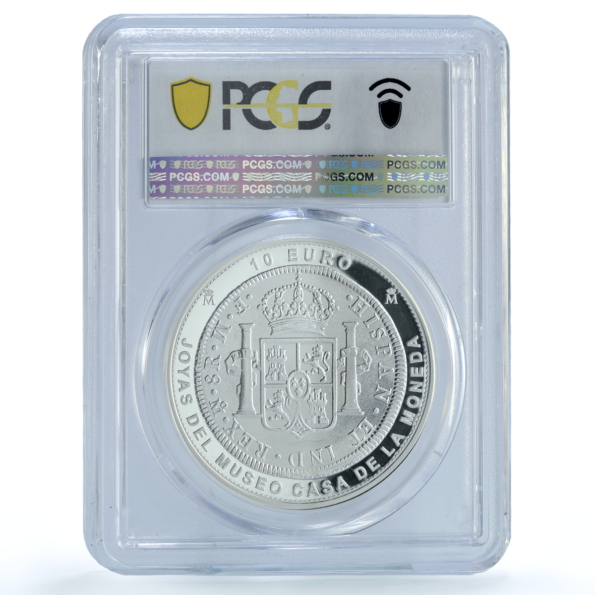 Spain 10 euros Mexico 8 Reales 1772 Restrike PR 70 PCGS silver coin 2025 Spain 10 euros Mexico 8 Reales 1772 Restrike PR 70 PCGS silver coin 2025