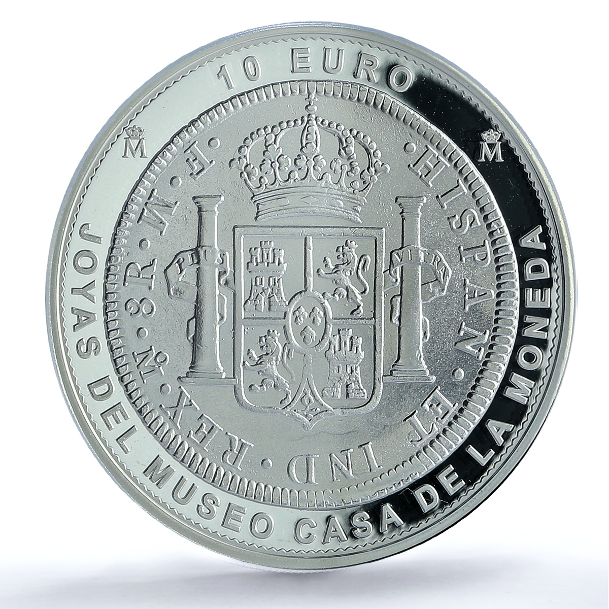 Spain 10 euros Mexico 8 Reales 1772 Restrike PR 70 PCGS silver coin 2025 Spain 10 euros Mexico 8 Reales 1772 Restrike PR 70 PCGS silver coin 2025