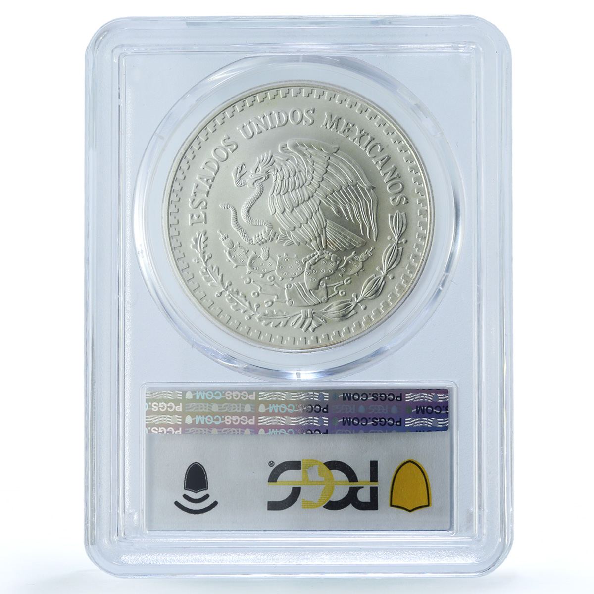 Mexico 1 onza Libertad Angel of Independence KM-613 MS 67 PCGS silver coin 1997