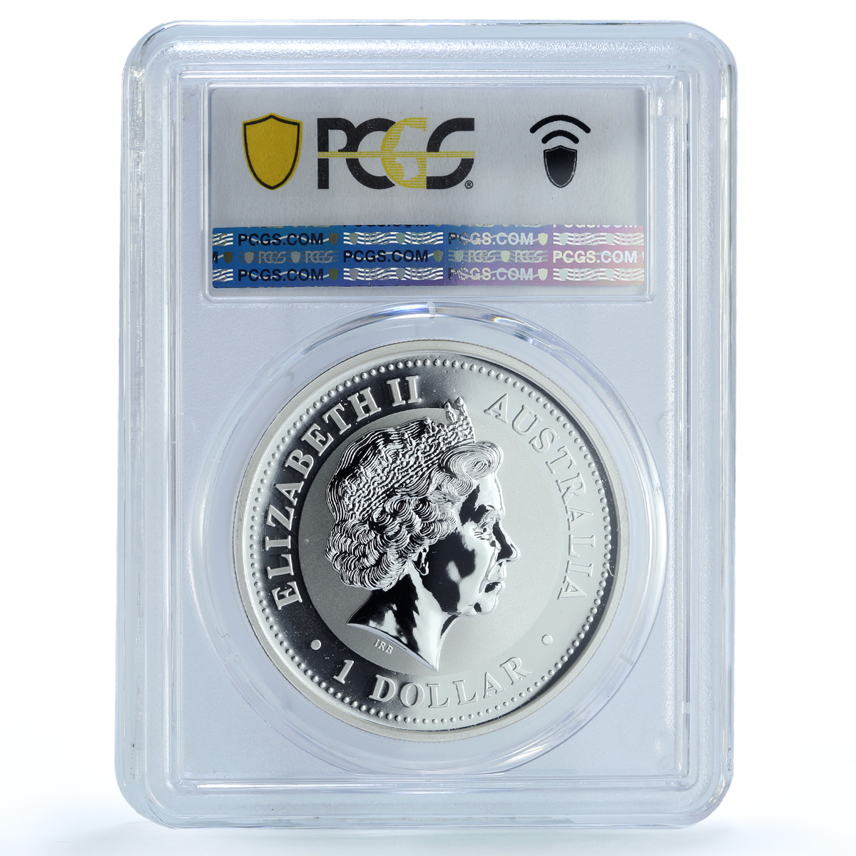 Australia 1 dollar Year Goat KM-665 Lunar Series 1 MS 70 PCGS silver coin 2003 Australia 1 dollar Year Goat KM-665 Lunar Series 1 MS 70 PCGS silver coin 2003