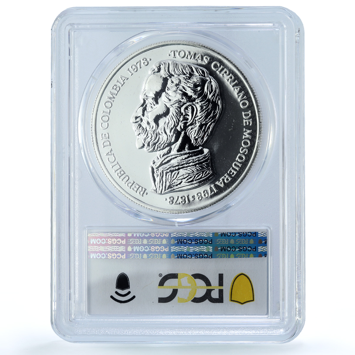 Colombia 750 pesos Hummingbird KM-265 Wildlife Fauna MS 66 PCGS silver coin 1978 Colombia 750 pesos Hummingbird KM-265 Wildlife Fauna MS 66 PCGS silver coin 1978