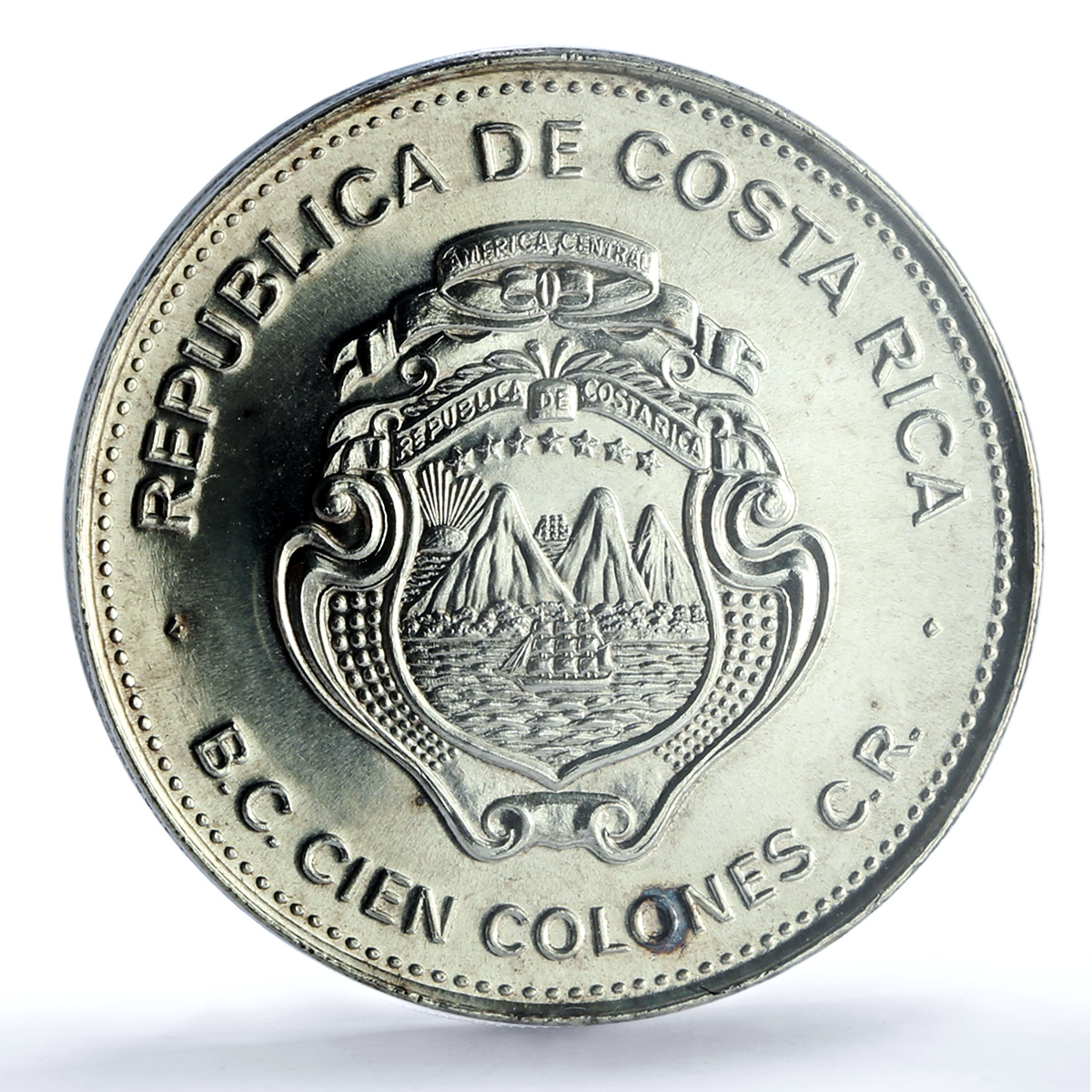 Costa Rica 100 colones Year of the Child KM-206 Bird MS 66 PCGS silver coin 1979 Costa Rica 100 colones Year of the Child KM-206 Bird MS 66 PCGS silver coin 1979