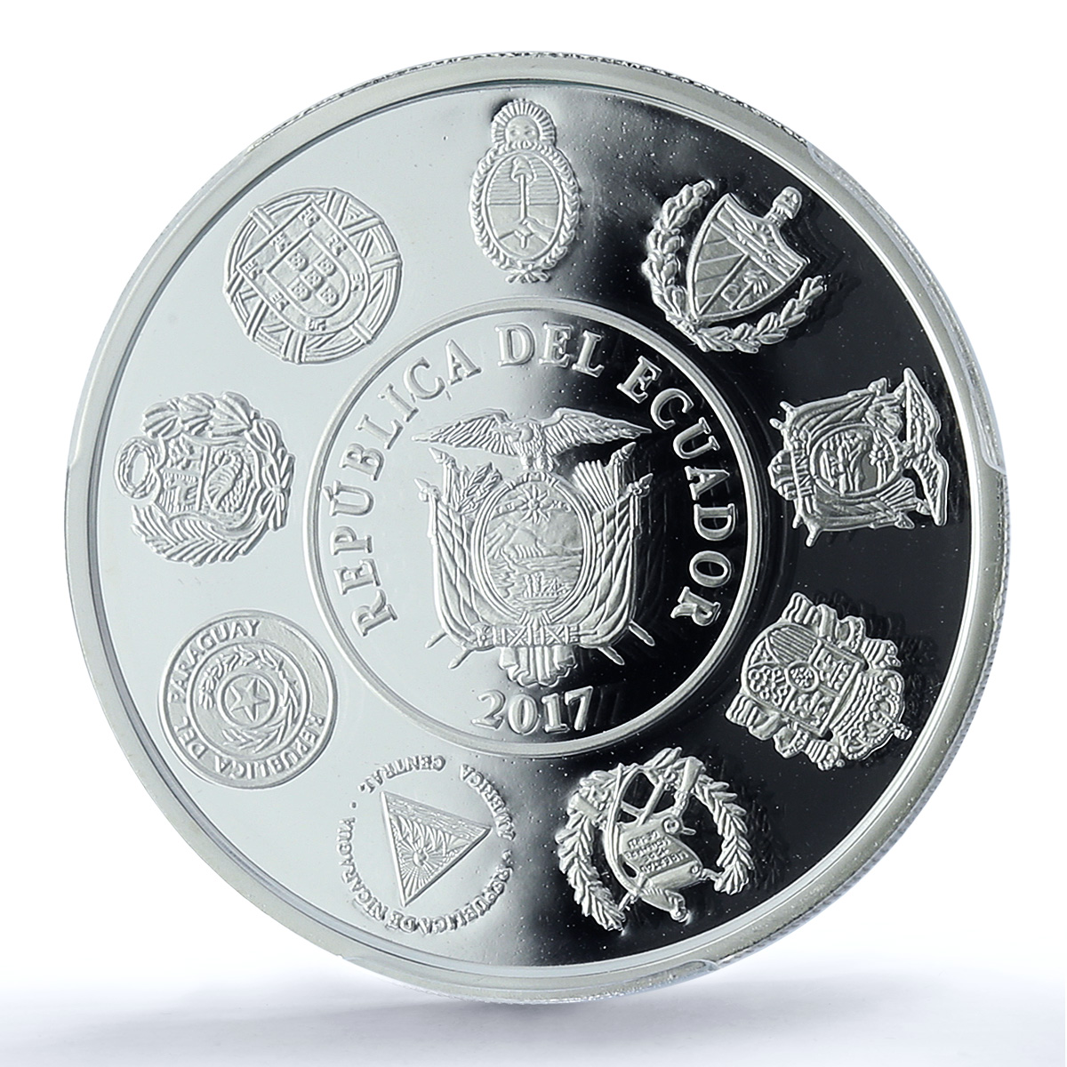Ecuador 1 sucre Cotopaxi Ibero-American Nature PR 69 PCGS silver coin 2017 Ecuador 1 sucre Cotopaxi Ibero-American Nature PR 69 PCGS silver coin 2017