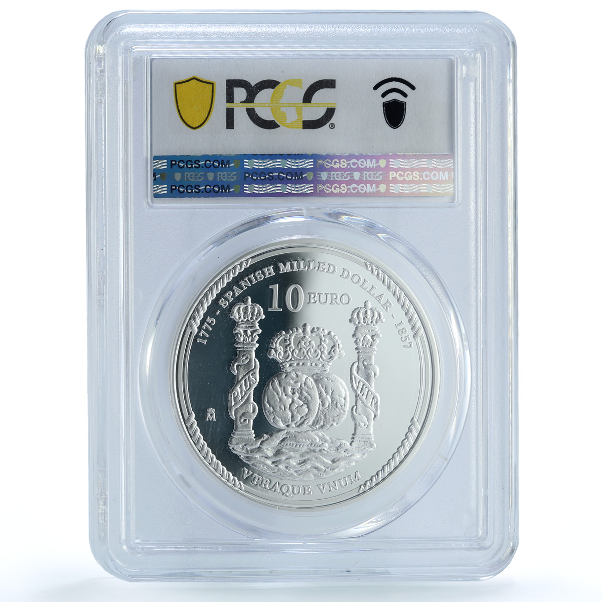 Spain 10 euros US Independence First Dollar Liberty PR 70 PCGS silver coin 2025
