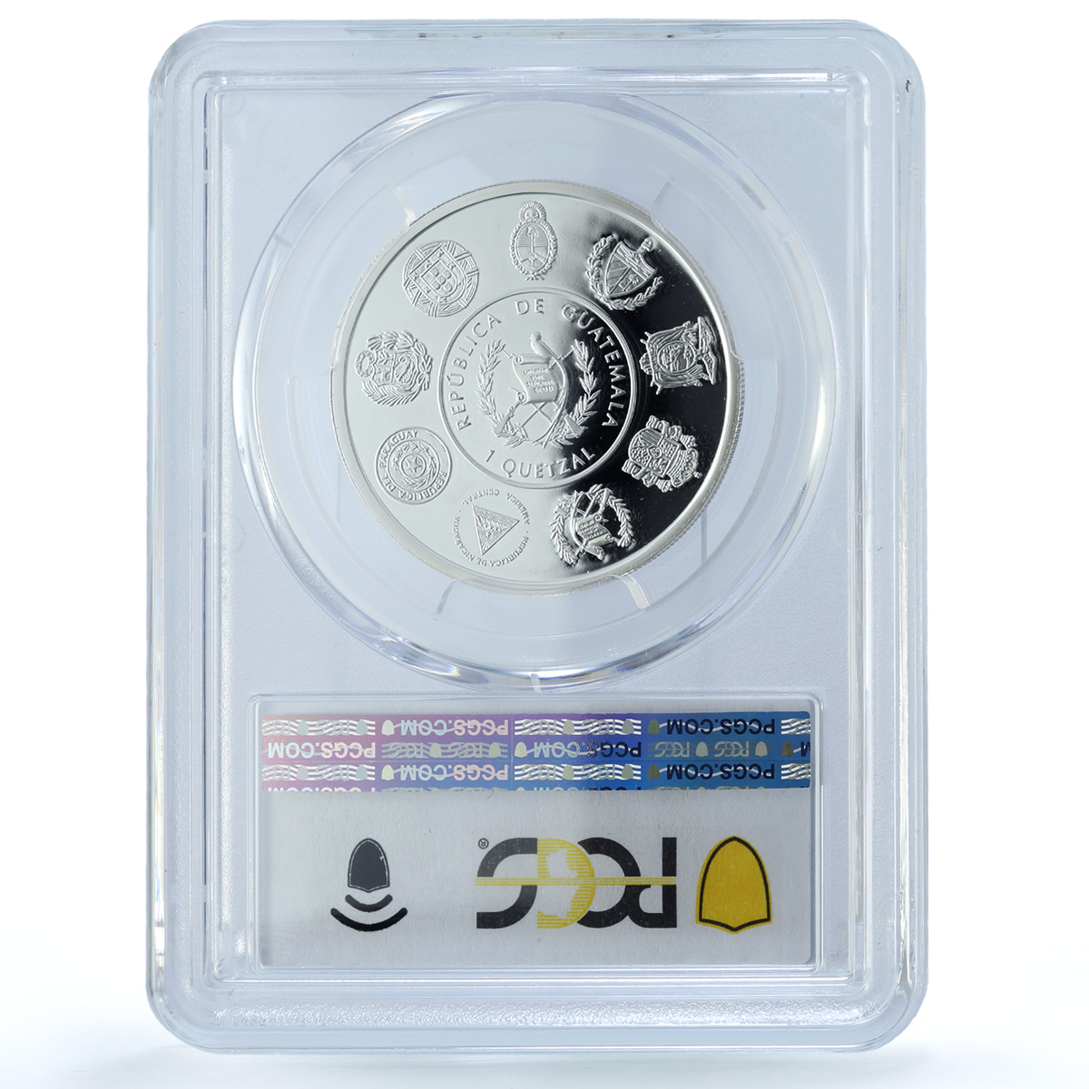 Guatemala 1 quetzal Lake Atitlan Ibero-American Nature PR70 PCGS Ag coin 2017 Guatemala 1 quetzal Lake Atitlan Ibero-American Nature PR70 PCGS Ag coin 2017
