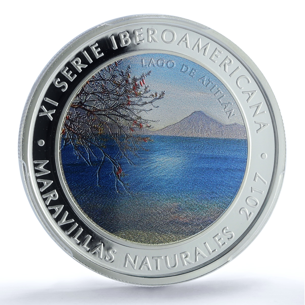 Guatemala 1 quetzal Lake Atitlan Ibero-American Nature PR70 PCGS Ag coin 2017 Guatemala 1 quetzal Lake Atitlan Ibero-American Nature PR70 PCGS Ag coin 2017