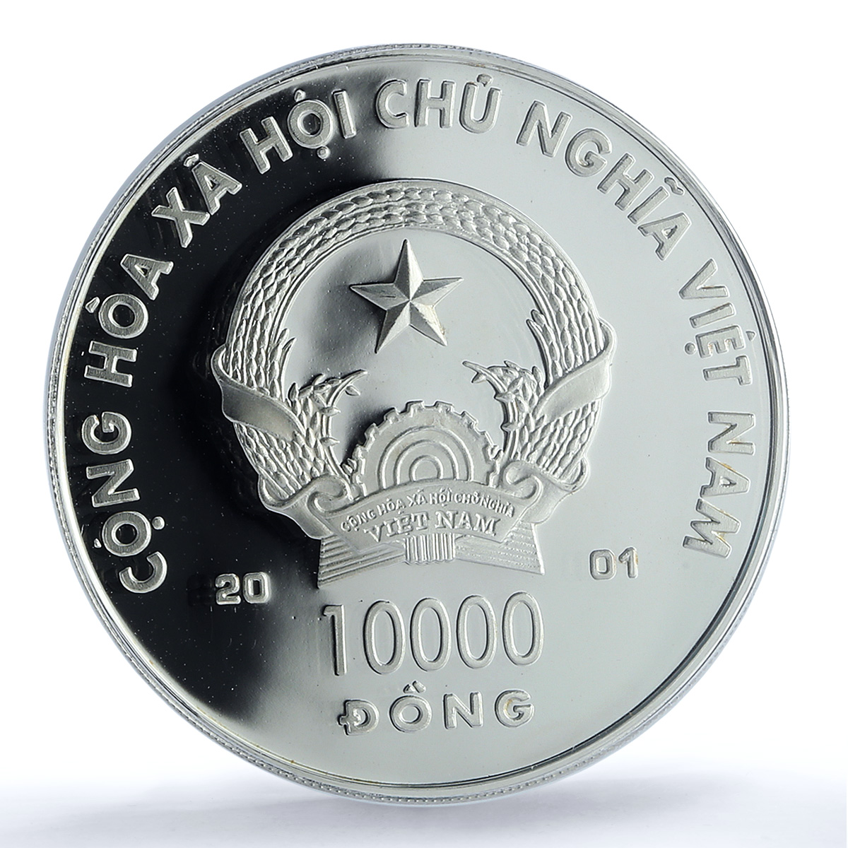 Vietnam 10000 dong Year Snake Coloured KM-58 Lunar PR 68 PCGS silver coin 2011 Vietnam 10000 dong Year Snake Coloured KM-58 Lunar PR 68 PCGS silver coin 2011