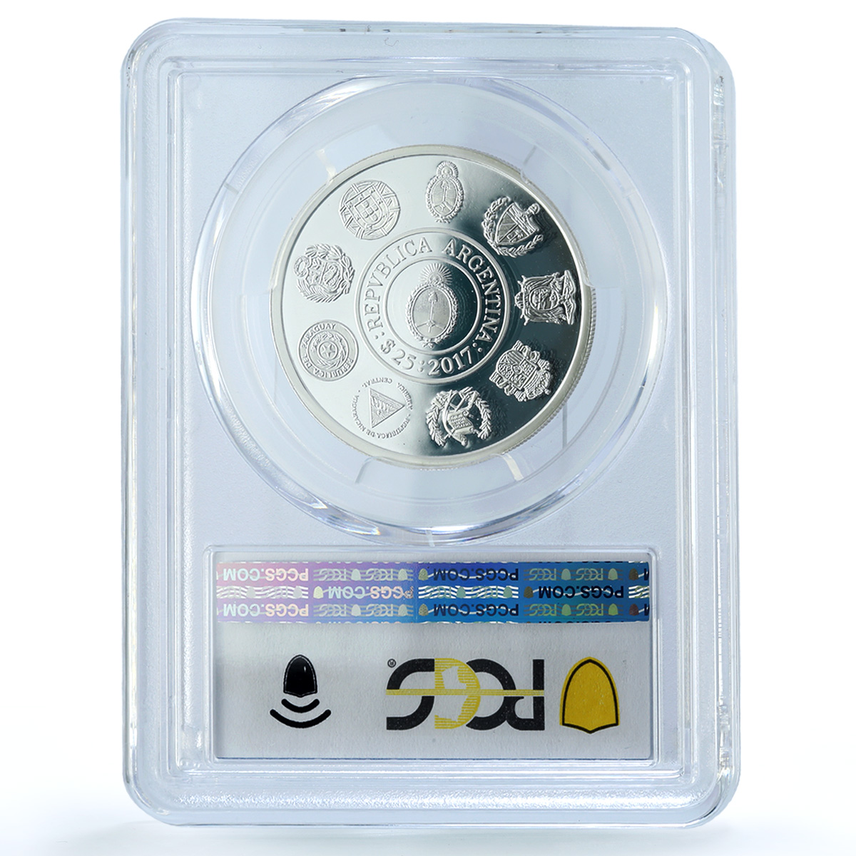 Argentina 25 pesos Serranias Hornocal Ibero-American PR 69 PCGS silver coin 2017 Argentina 25 pesos Serranias Hornocal Ibero-American PR 69 PCGS silver coin 2017