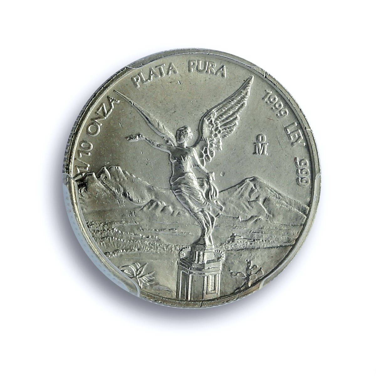 Mexico 1/10 onza Libertad Angel Independence KM-610 MS 68 PCGS silver coin 1999 Mexico 1/10 onza Libertad Angel Independence KM-610 MS 68 PCGS silver coin 1999