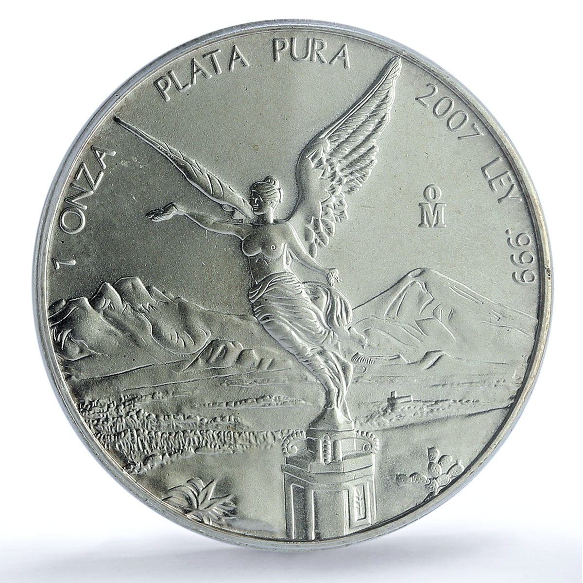 Mexico 1 onza Libertad Angel of Independence KM-639 MS 67 PCGS silver coin 2007 Mexico 1 onza Libertad Angel of Independence KM-639 MS 67 PCGS silver coin 2007