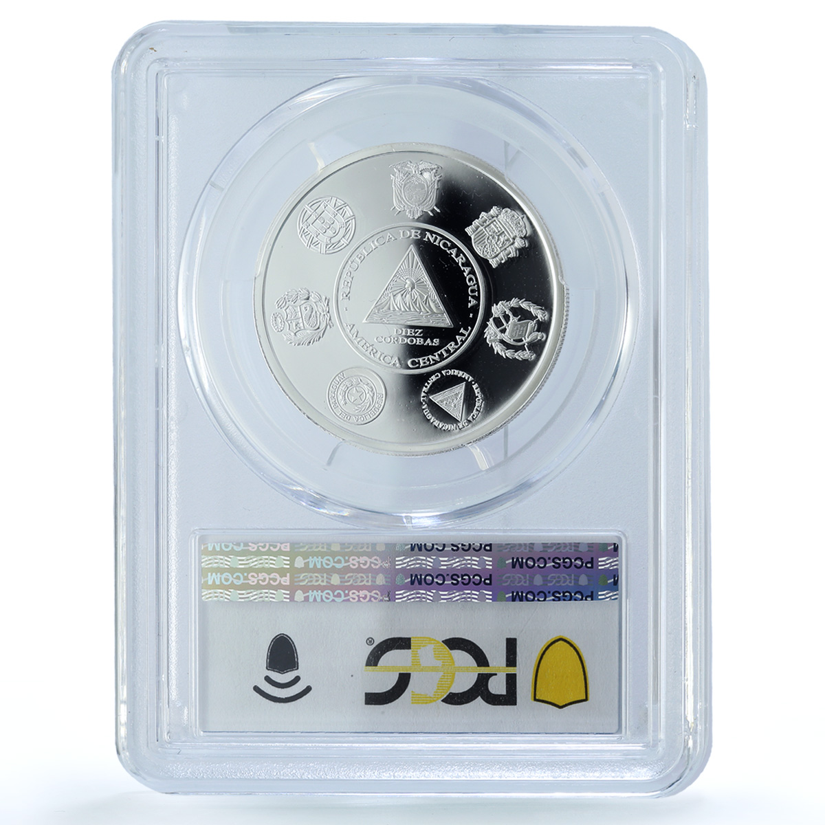 Nicaragua 10 cordobas Ibero-American Railways KM-133 Train PR 70 PCGS coin 2020 Nicaragua 10 cordobas Ibero-American Railways KM-133 Train PR 70 PCGS coin 2020