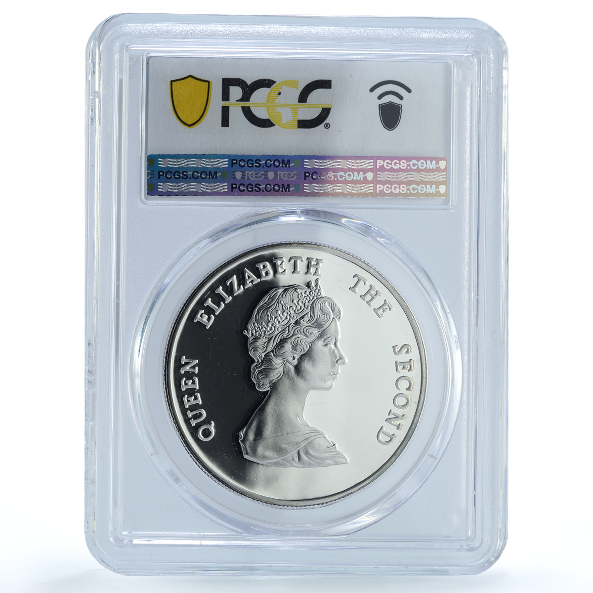 St. Kitts Nevis 20 dollars Independence KM-2 Ship PR 67 PCGS silver coin 1983