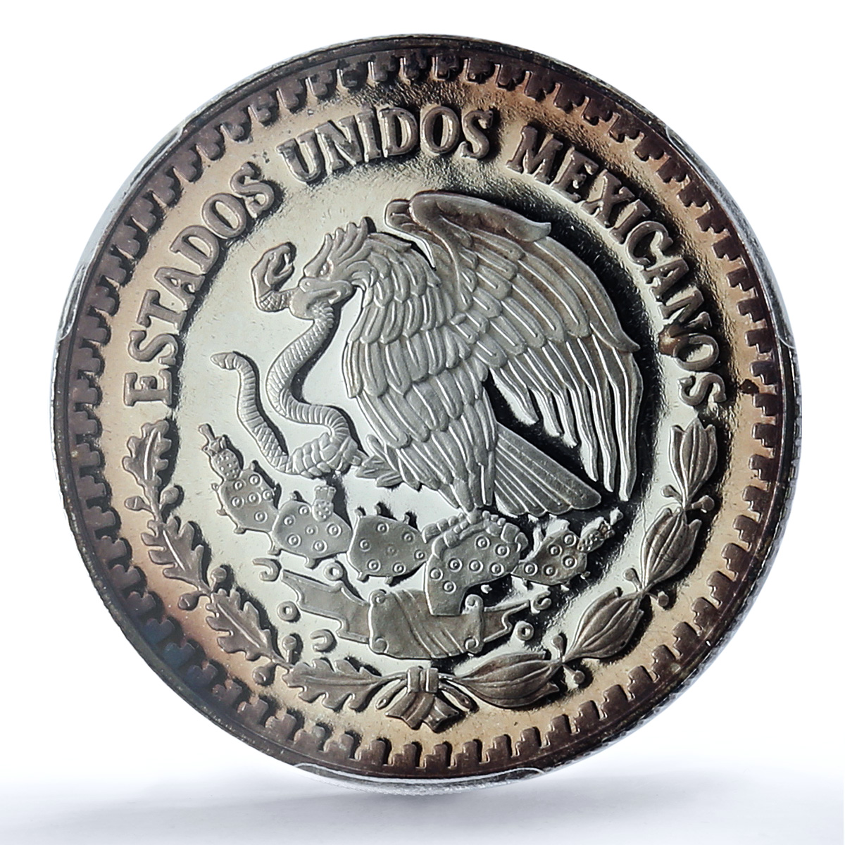 Mexico 1/4 onza Libertad Angel of Independence KM-611 PR68 PCGS silver coin 2004
