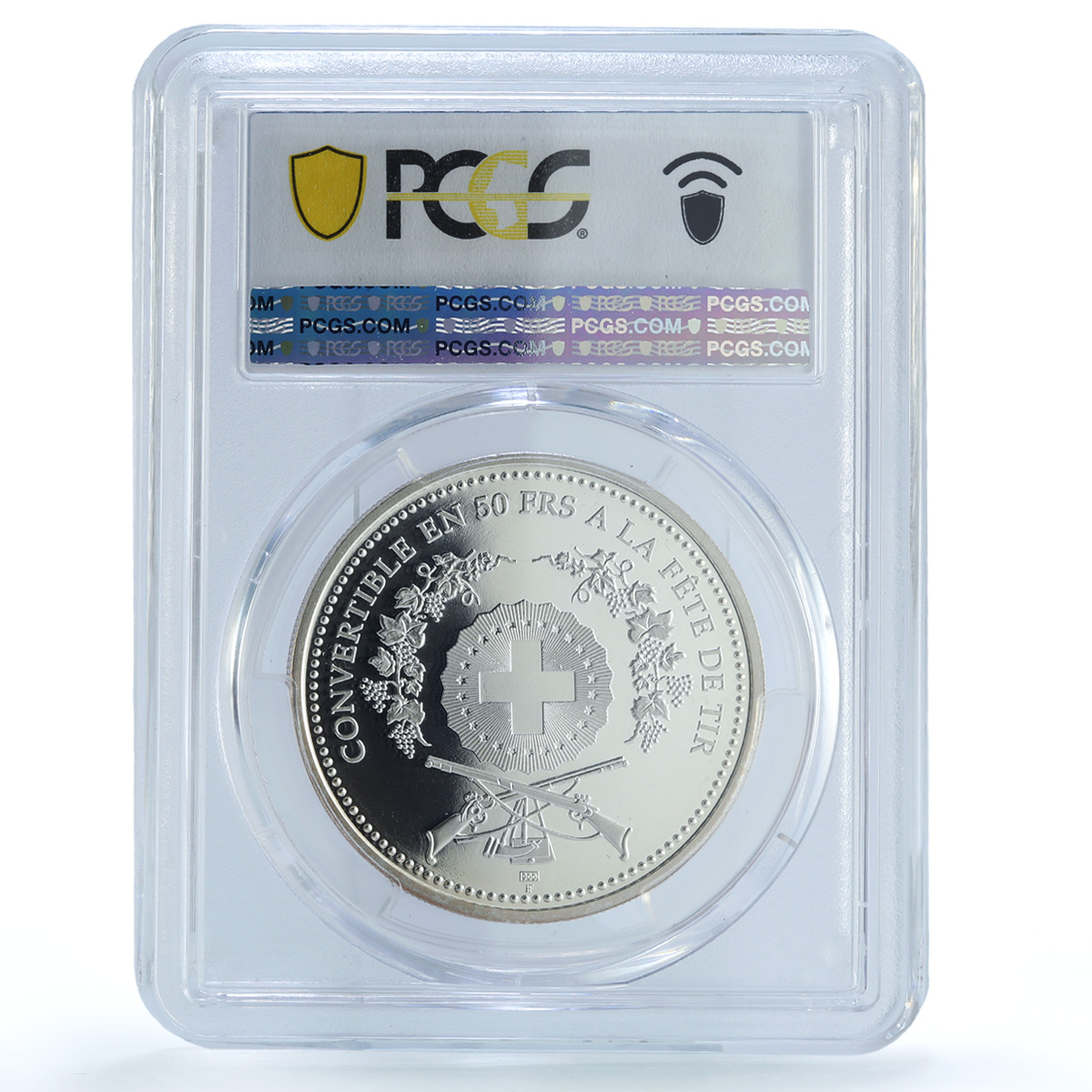 Switzerland 50 francs Biere Shooting Festival H-62 PR 69 PCGS silver coin 2000 Switzerland 50 francs Biere Shooting Festival H-62 PR 69 PCGS silver coin 2000