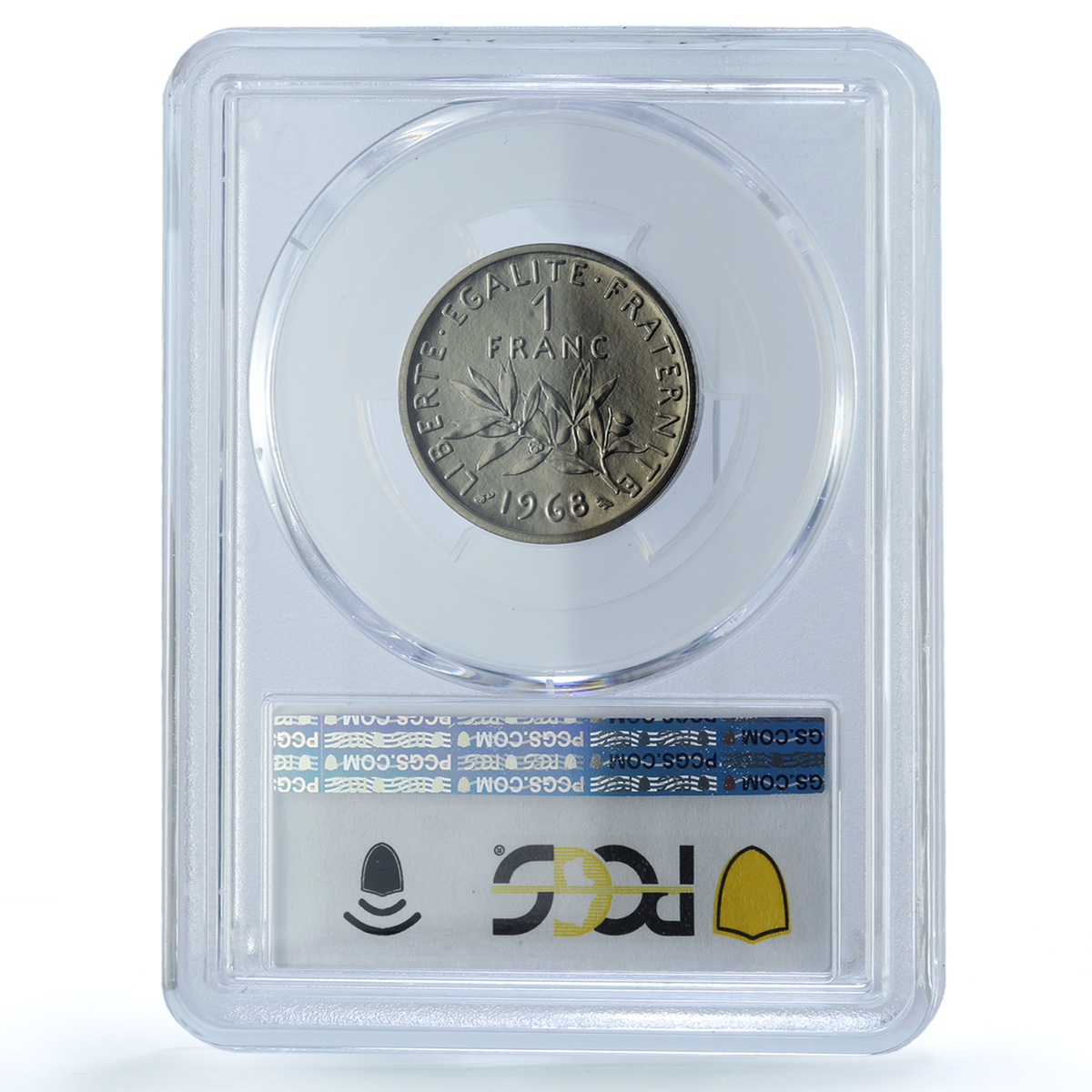 France 1 franc Republic Piedfort KM-P401 Sower SP 70 PCGS nickel coin 1968 France 1 franc Republic Piedfort KM-P401 Sower SP 70 PCGS nickel coin 1968