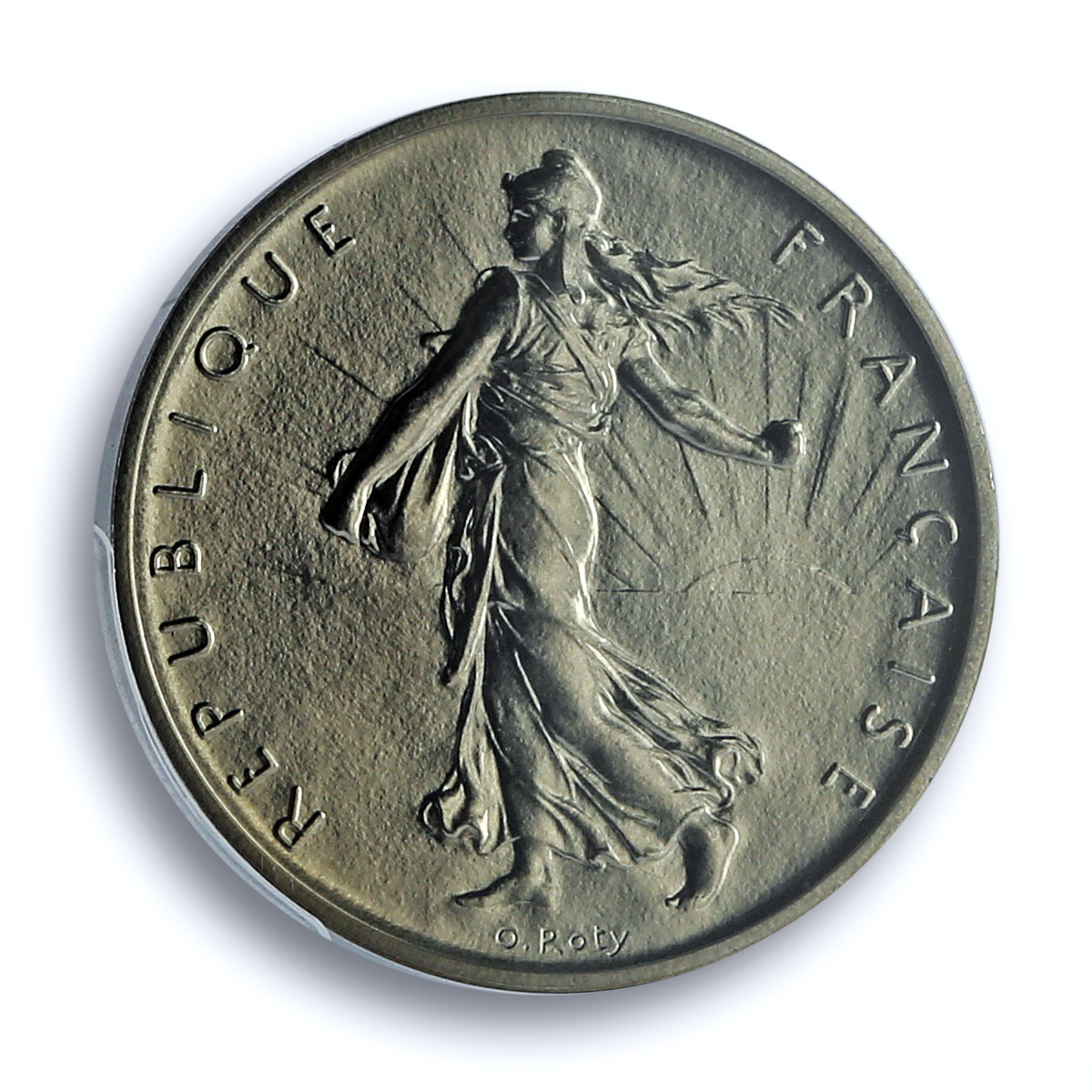 France 1 franc Republic Piedfort KM-P401 Sower SP 70 PCGS nickel coin 1968 France 1 franc Republic Piedfort KM-P401 Sower SP 70 PCGS nickel coin 1968