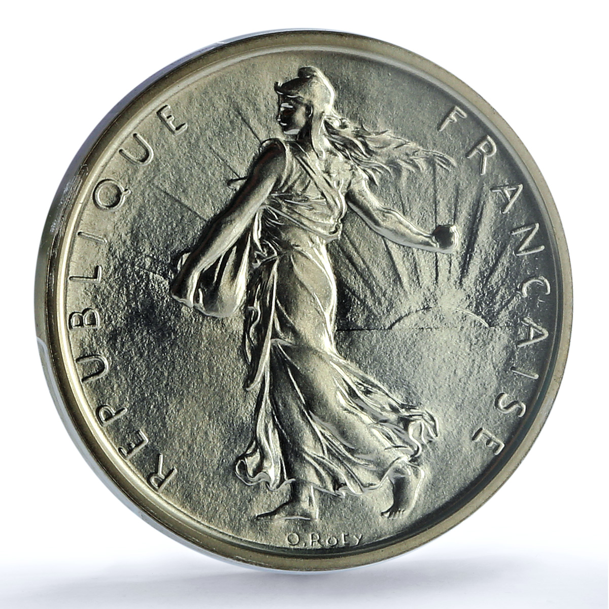 France 5 francs Republic Piedfort KM-P404 Sower SP 69 PCGS silver coin 1968 France 5 francs Republic Piedfort KM-P404 Sower SP 69 PCGS silver coin 1968