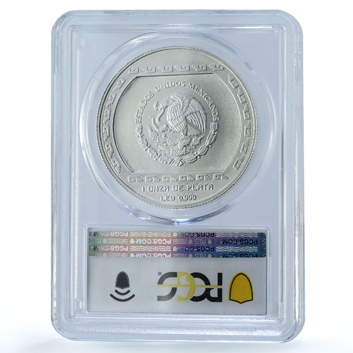 Mexico 5 pesos Anciano Brasero Type 2 Precolombina MS 66 PCGS silver coin 1993