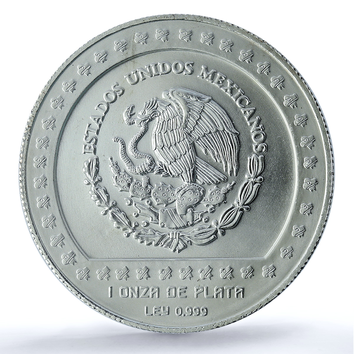 Mexico 5 pesos Xochipilli KM-647 Precolombina Aztec MS 67 PCGS silver coin 1993
