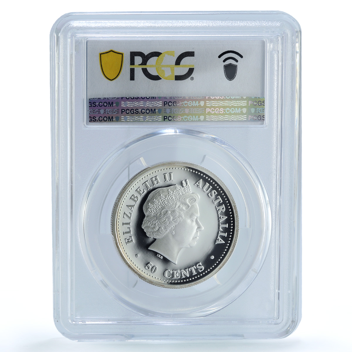 Australia 50 cents Year Horse KM-579 Lunar Series 1 PR 70 PCGS silver coin 2002