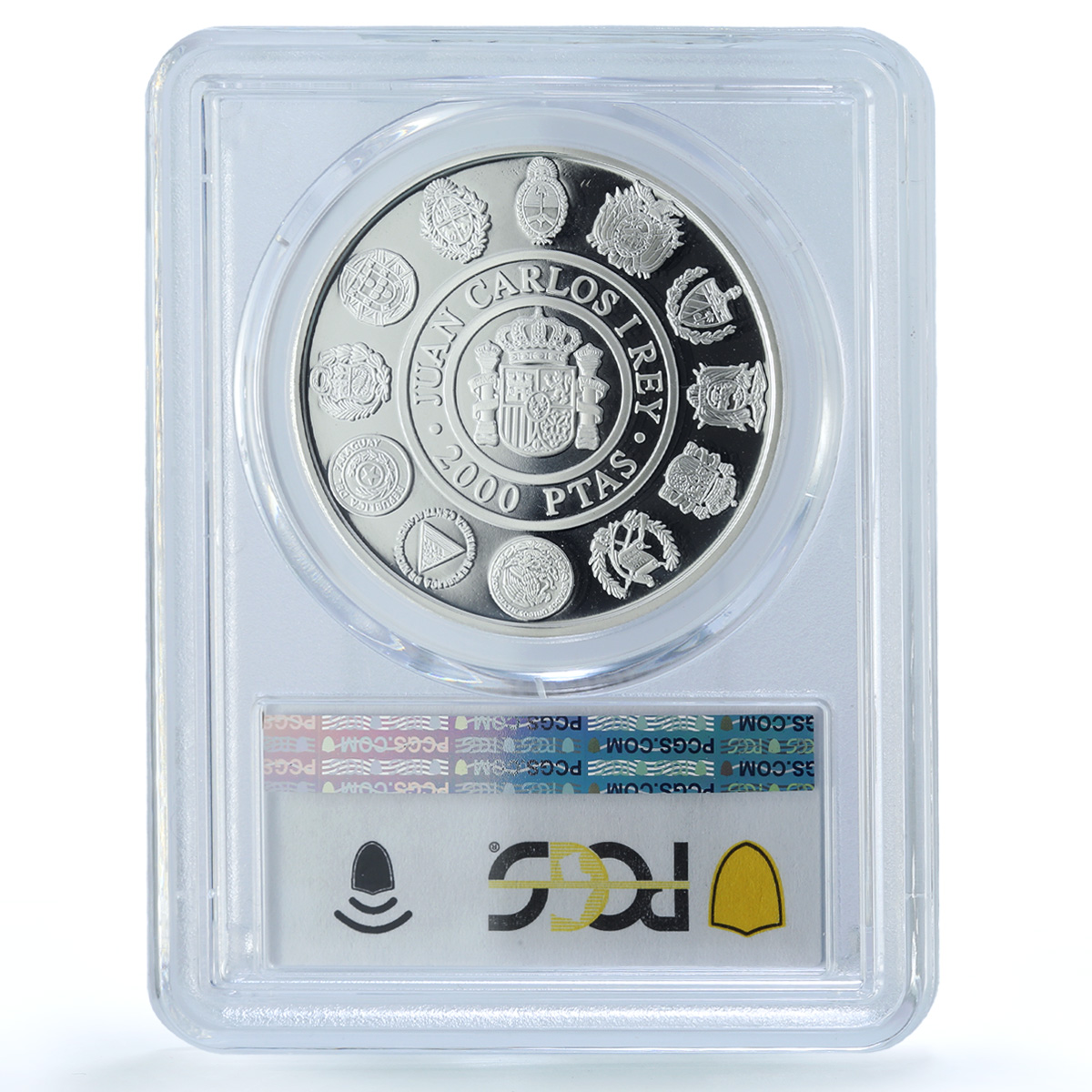 Spain 2000 pesetas Flamenco Ibero-American Dances PR 69 PCGS silver coin 1997