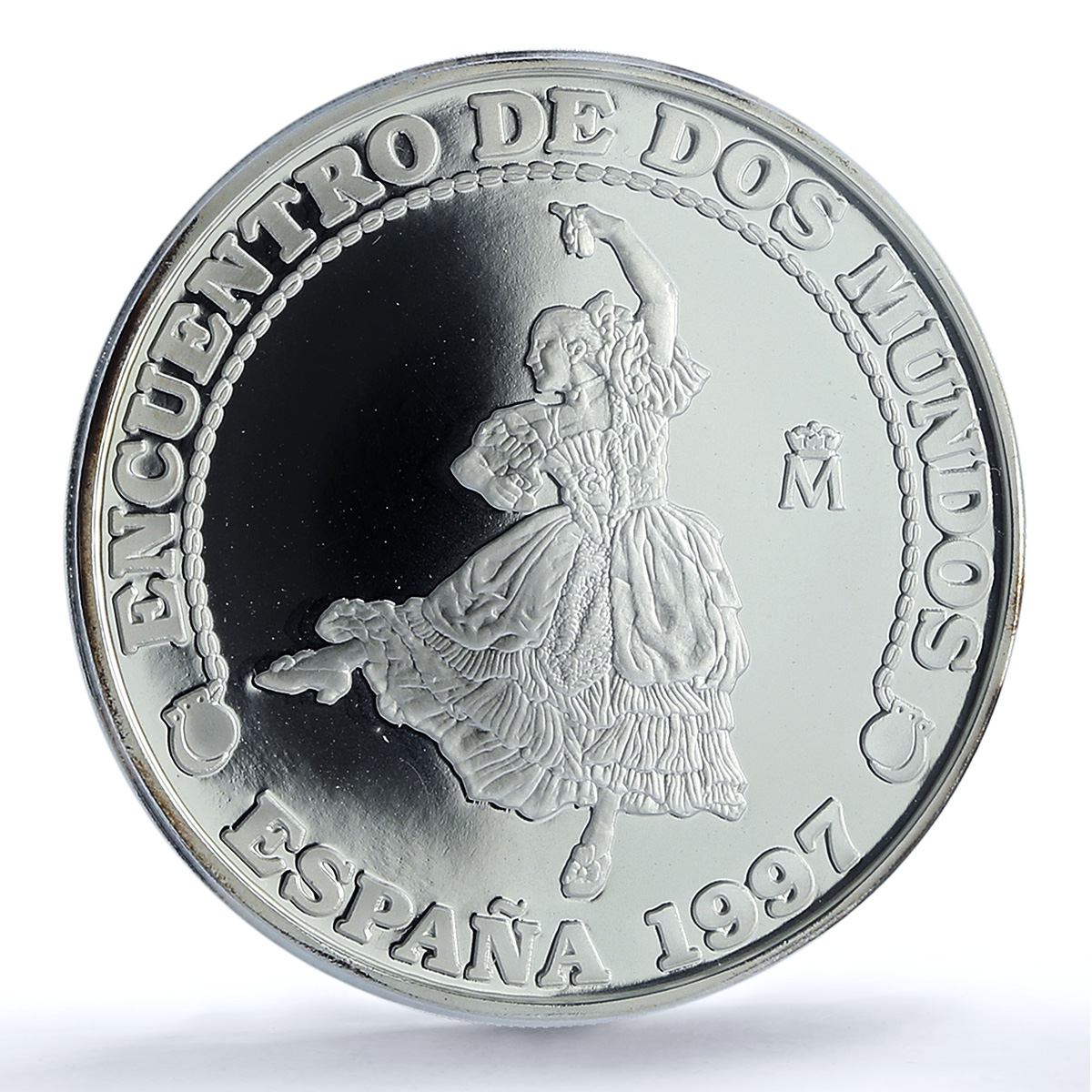 Spain 2000 pesetas Flamenco Ibero-American Dances PR 69 PCGS silver coin 1997