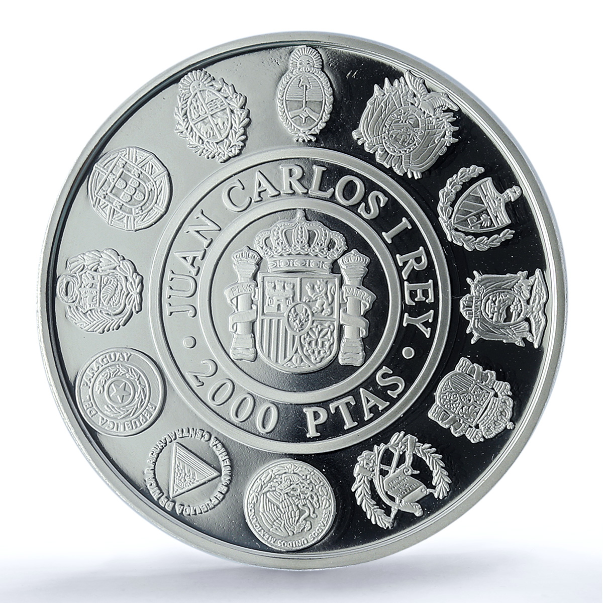 Spain 2000 pesetas Flamenco Ibero-American Dances PR 69 PCGS silver coin 1997