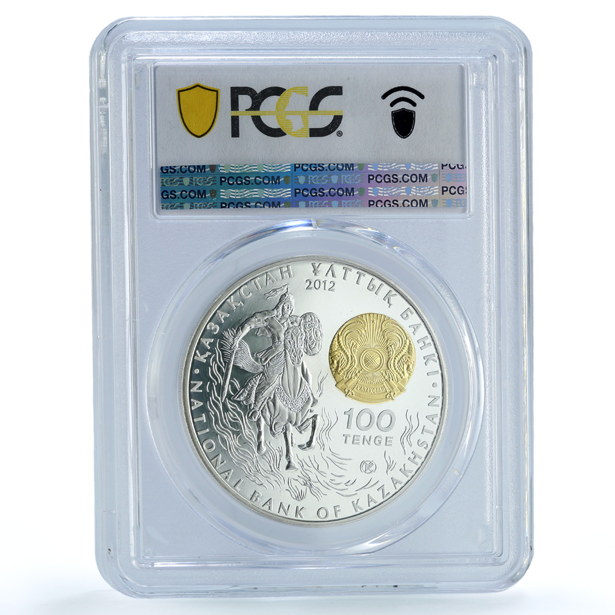 Kazakhstan 100 tenge Sultan Baybars KM-234 Horse PR 70 PCGS silver coin 2012 Kazakhstan 100 tenge Sultan Baybars KM-234 Horse PR 70 PCGS silver coin 2012