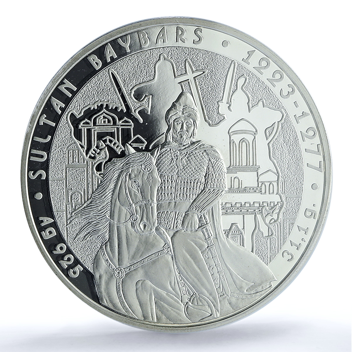 Kazakhstan 100 tenge Sultan Baybars KM-234 Horse PR 70 PCGS silver coin 2012 Kazakhstan 100 tenge Sultan Baybars KM-234 Horse PR 70 PCGS silver coin 2012