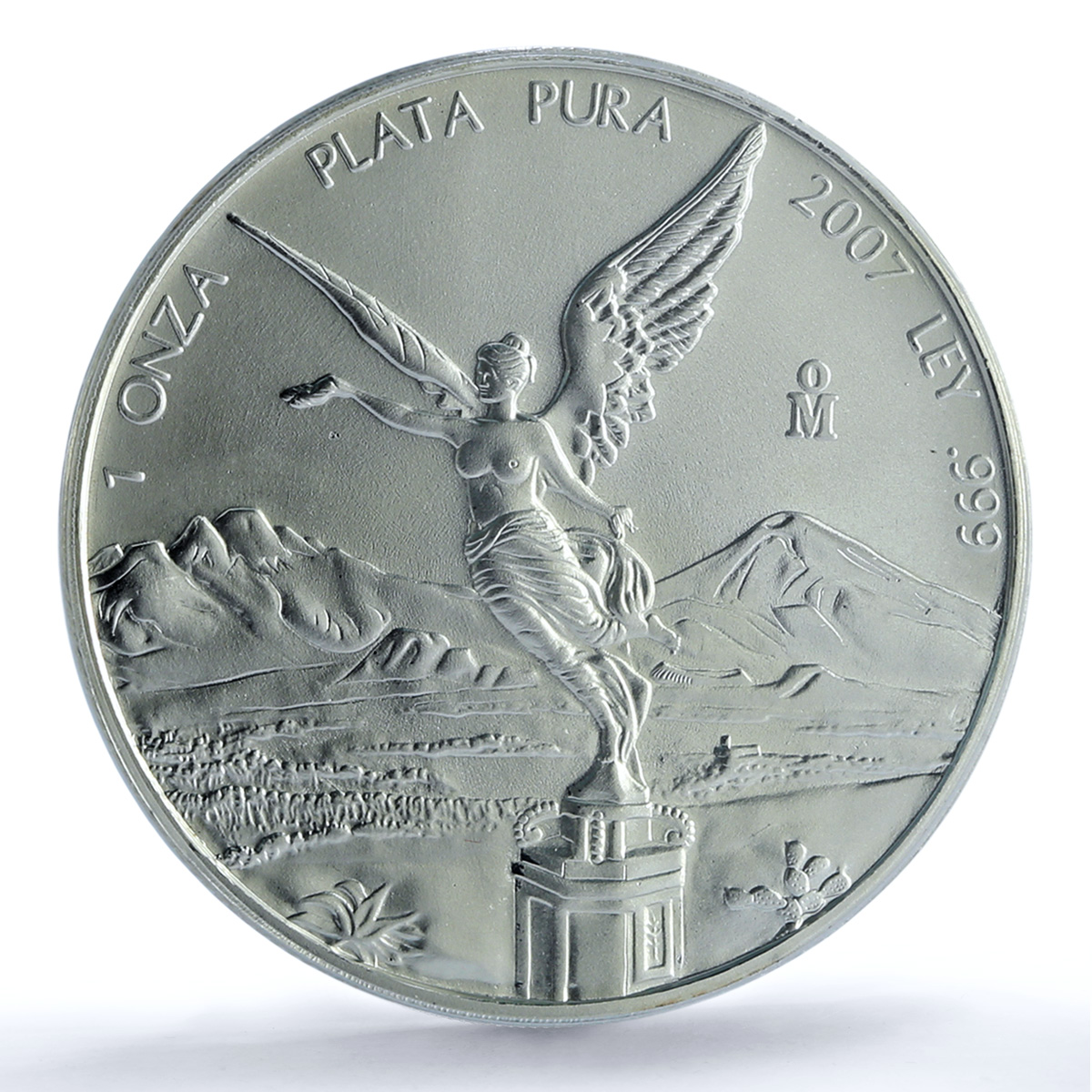 Mexico 1 onza Libertad Angel of Independence KM-639 MS 67 PCGS silver coin 2007 Mexico 1 onza Libertad Angel of Independence KM-639 MS 67 PCGS silver coin 2007