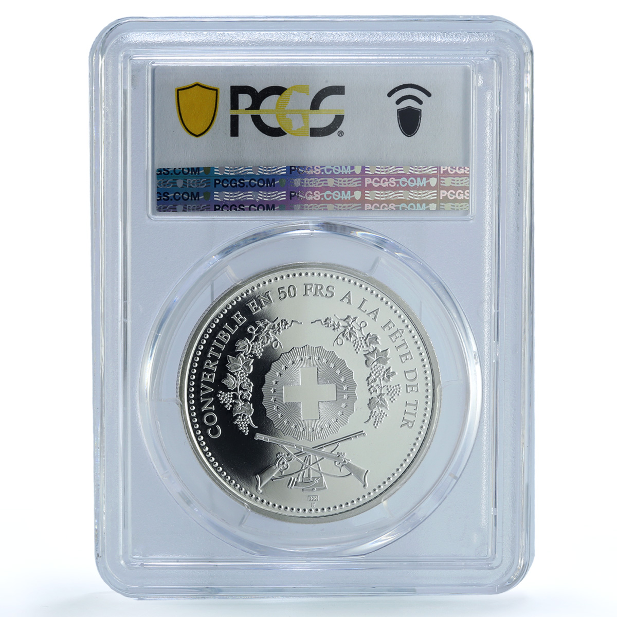 Switzerland 50 francs Biere Shooting Festival H-62 PR 69 PCGS silver coin 2000